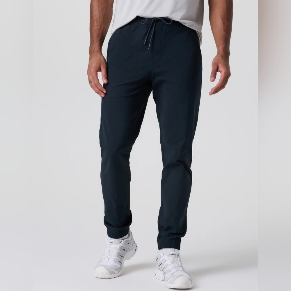 NWT Men's Vuori "Meta Jogger". Color Ink. Elastic Waist Large with a 30" Inseam. - Picture 2 of 16